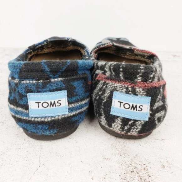 Toms Tapestry Casual Flats Western Aztec Navajo Tribal Print size 6 Soft Canvas - Picture 5 of 8